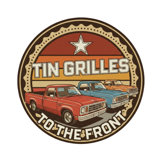 (2) Tin Grilles to the Front 3" round