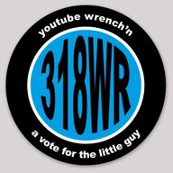 (2) 318WR  stickers  approx 3.25" circle